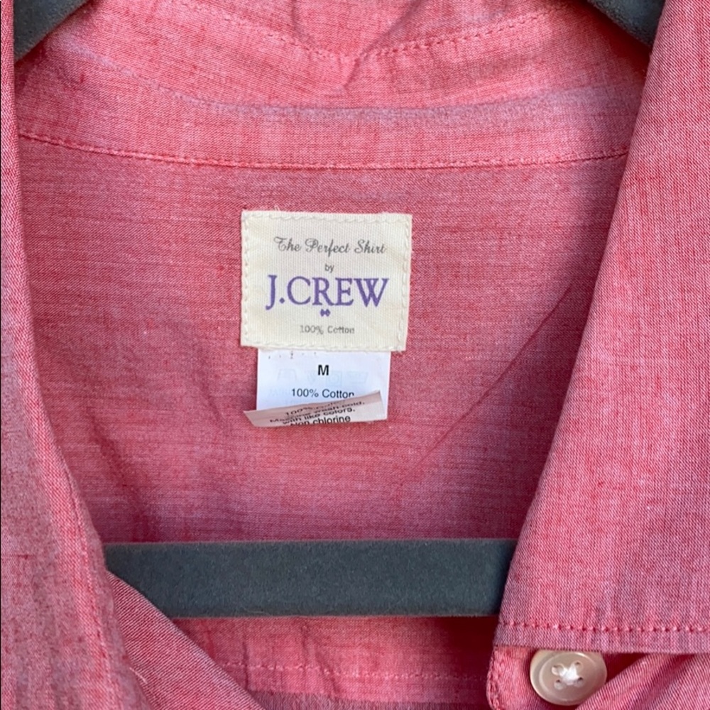 Long-sleeve button-up JCrew shirt